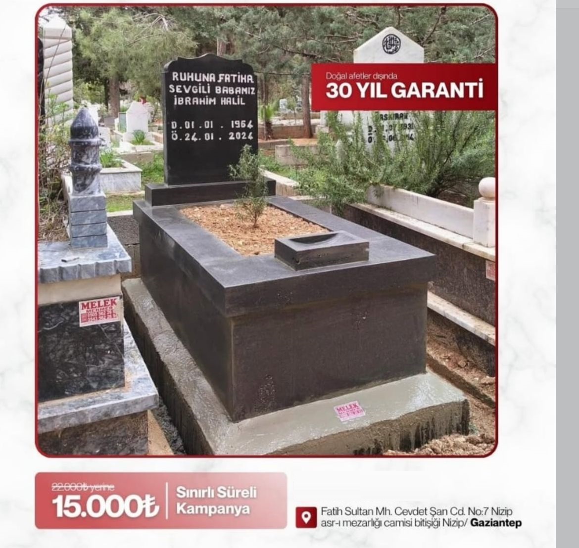 Nizip Melek Mezarcılık